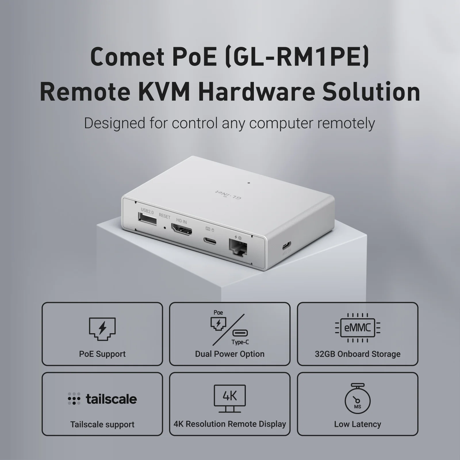 Comet PoE (GL-RM1PE) Remote KVM Control Over Internet - Image 3