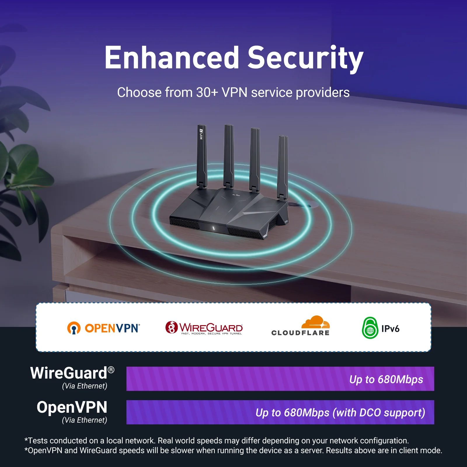 Flint 3 (GL-BE9300) Tri-band Wi-Fi 7 Home Router - Image 9