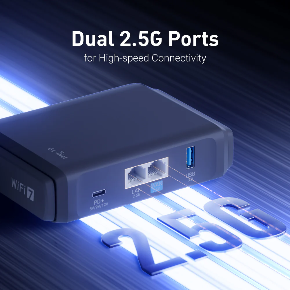 Slate 7 (GL-BE3600) Dual-band Wi-Fi 7 Travel Router - Image 6